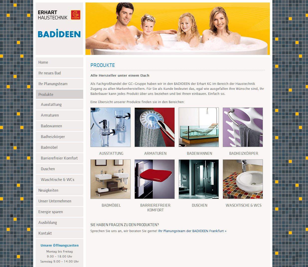 BADIDEEN Frankfurt - ERHART KG - neue Website