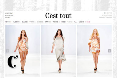 C’est tout - Website und Webshop