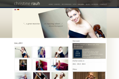 Christine Rauh - Website