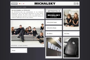 Michael Michalsky - Brand new website