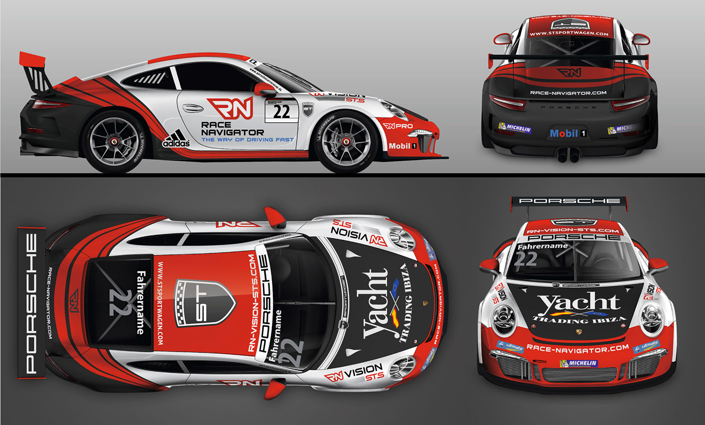 Motorsport-Design/ Race Car Livery | de’bleu