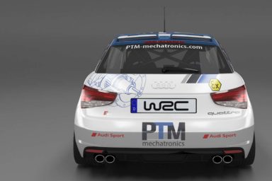 debleu - PTM-mechatronics Rallye-Livery für Audi S1